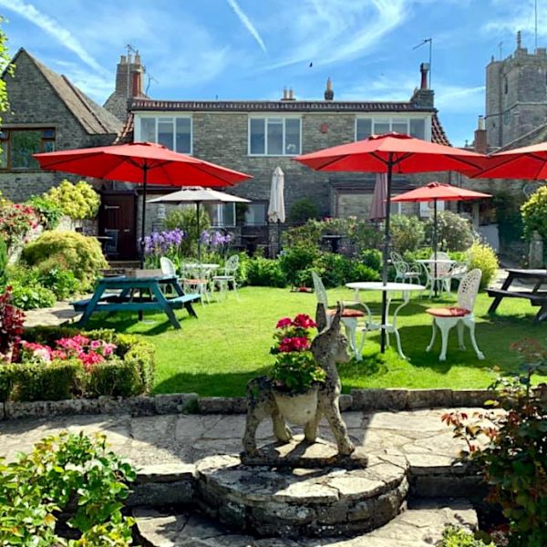 Corfe Castle Model Village Dining Terrace